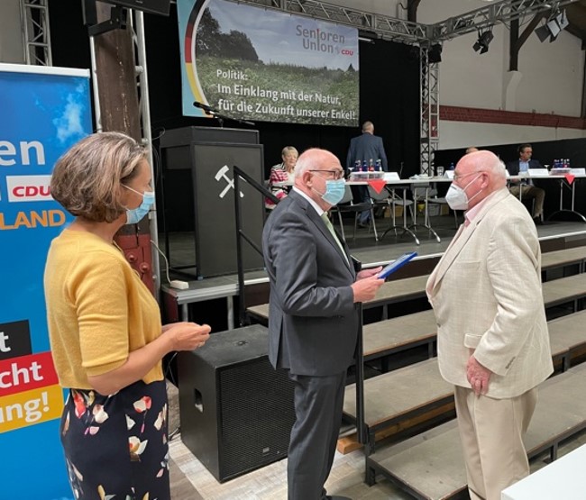 von links: Christine Karasch,  Rainer Hajek und Rdiger Walter