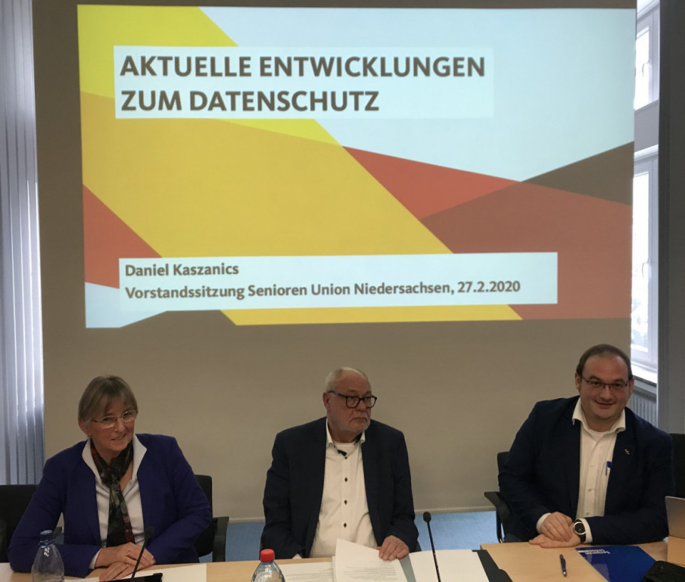 von links: HeidiExner, Rainer Hajek und Daniel Kaszanics