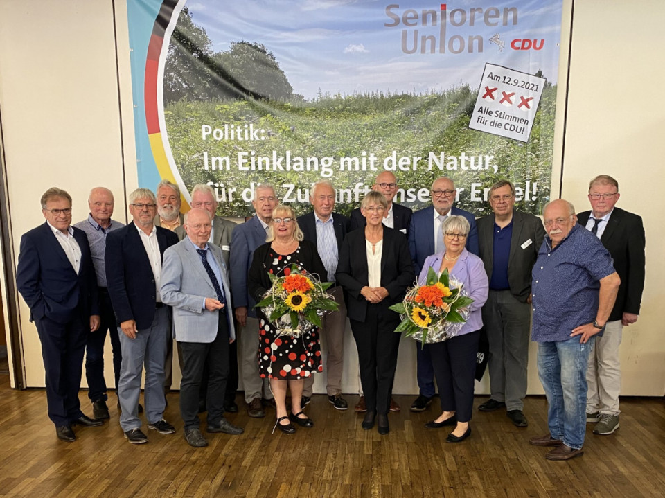 Der neugewhlte Landesvorstand der Senioren-Union Niiedersachsen